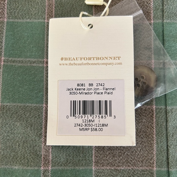 The Beaufort Bonnet Co. Jack Keene Jon Jon Mirador Place Plaid - Picture 5 of 10